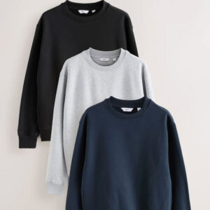 Heavyweight Cotton Rich Jersey Crew Sweatshirts