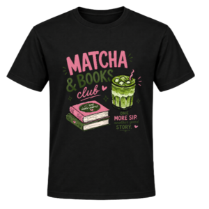 Matcha & Books club T-shirt