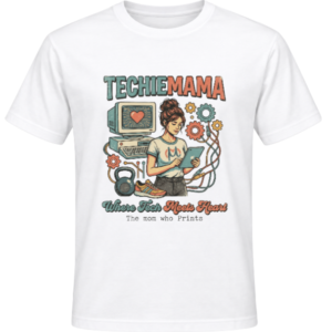 TechieMama Where Tech Meets Heart T-shirt