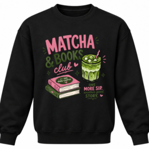 Matcha & Books Club Sweatshirt