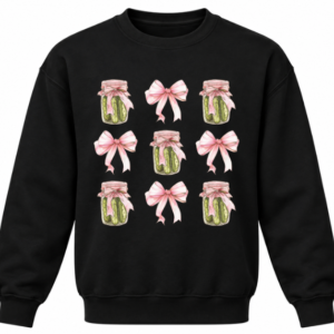 Pickle Jar & Bow Sweatshirt
